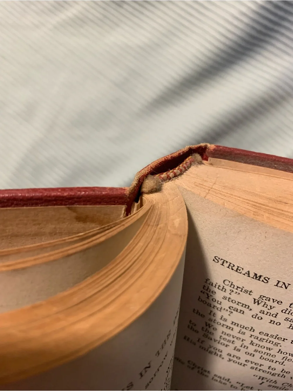 Vintage 1944 Streams in the Desert 23rd Printing with unique Old Bookmarks